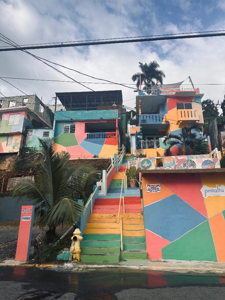 Colorful Stairs in Aguadilla, Puerto Rico